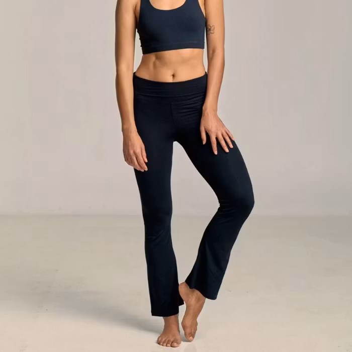 Byxa Shakti Flare Pants Black - Shambhala Barcelona