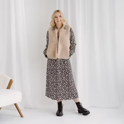 Väst i 100% merinoull