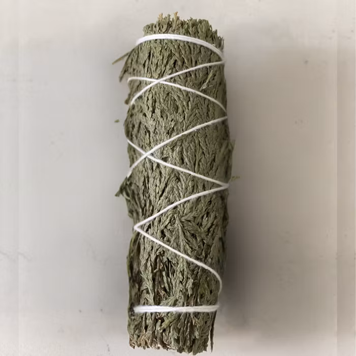 Salviabunt av cederträ - handbunden