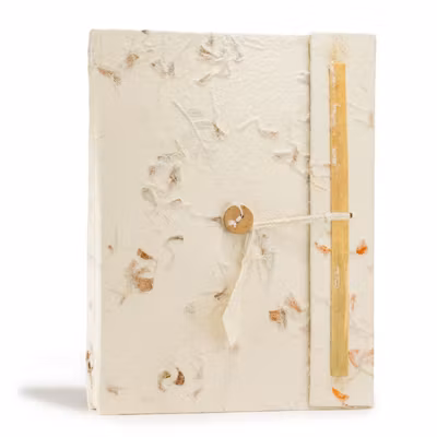 Anteckningsbok Handgjord - Pressade Blommor