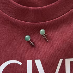 Örhängen Grön Aventurin