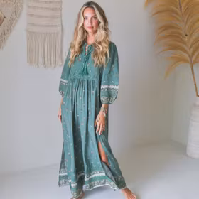 Klänning "Viridan" Meadow Maxi - Jaase
