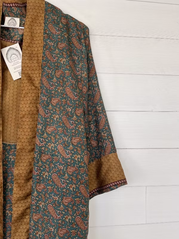 Kimono Uma återvunnen sari Nr 224 - Withegerqvist