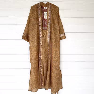 Kimono Uma återvunnen sari Nr 225 - Withegerqvist