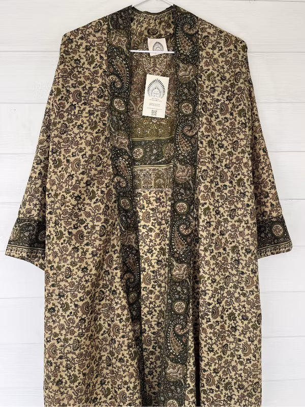 Kimono Uma återvunnen sari Nr 227 - Withegerqvist