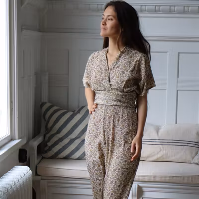 Byxdress Mohini återvunnen sari Nr 239