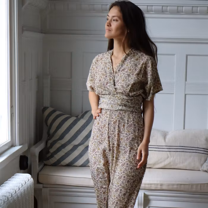 Byxdress Mohini återvunnen sari Nr 239