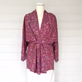 Kaftan Saira återvunnen sari Nr 244 - Withegerqvist