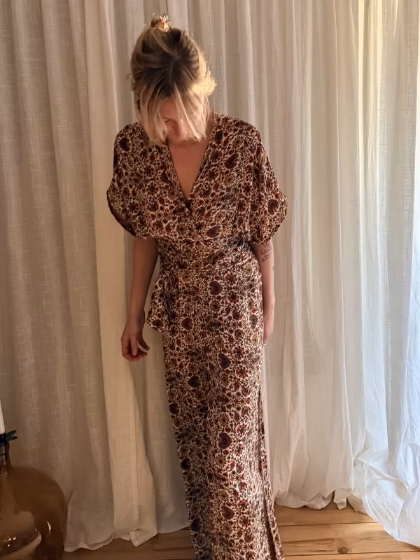 Byxdress Mohini återvunnen sari Nr 238