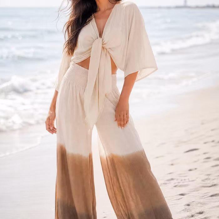 Pants Vena Almora Ivory - IbzMode