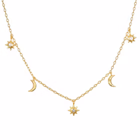Halsband Enchanted Journey Celestial Choker - Satya