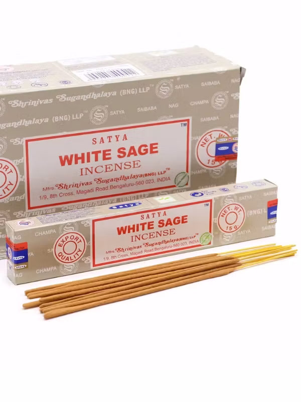 Rökelse "White Sage" 15 st - Satya