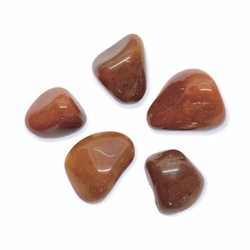 Kvarts Röd A Trumlade stenar 100gr