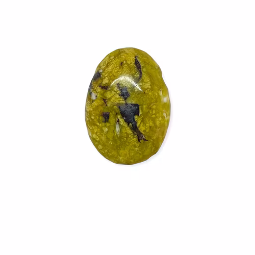 Lizardit "Serpentin Lime" Hängsmycke (Droppe)