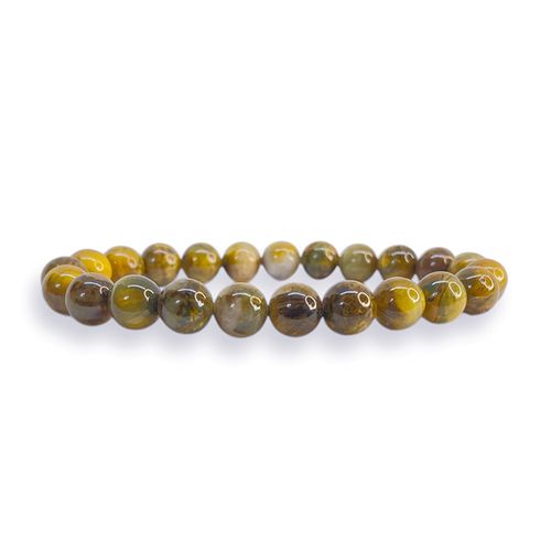 Pietersit 8mm pärlor Armband