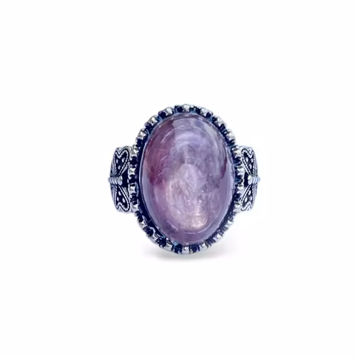 Lepidolit Ring (LK. ställbar)