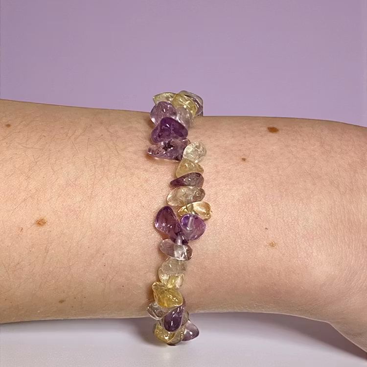 Ametrin Chips pärlor Armband