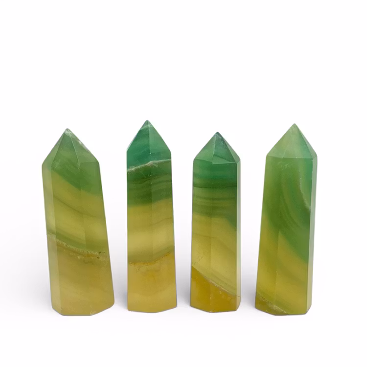 Fluorit Gul-Grön Spets M