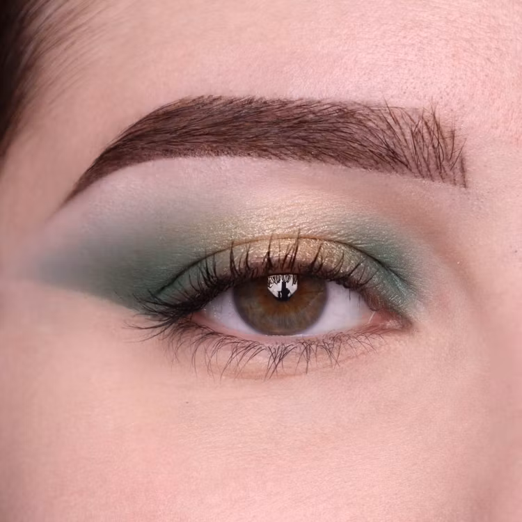 Long Lasting EYE DUO Pencil Gold/Moss Green 102L