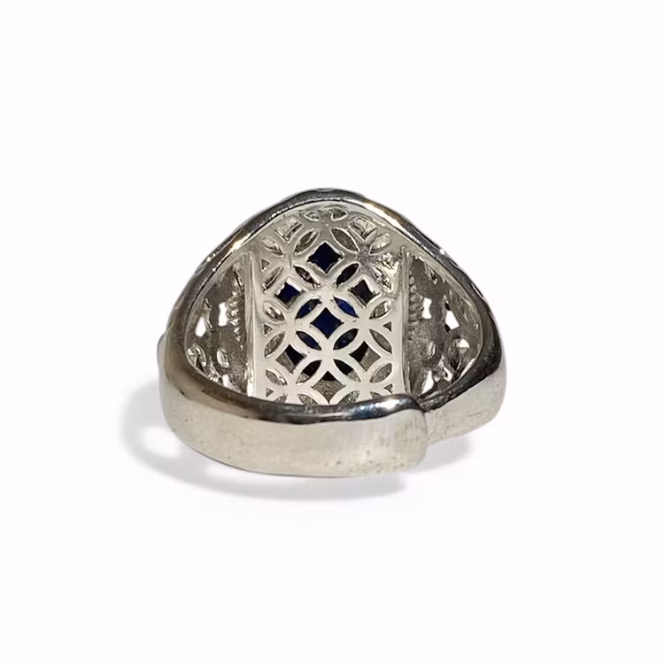 Lapis Lazuli "Klackring" Ring (ställbar, LK)