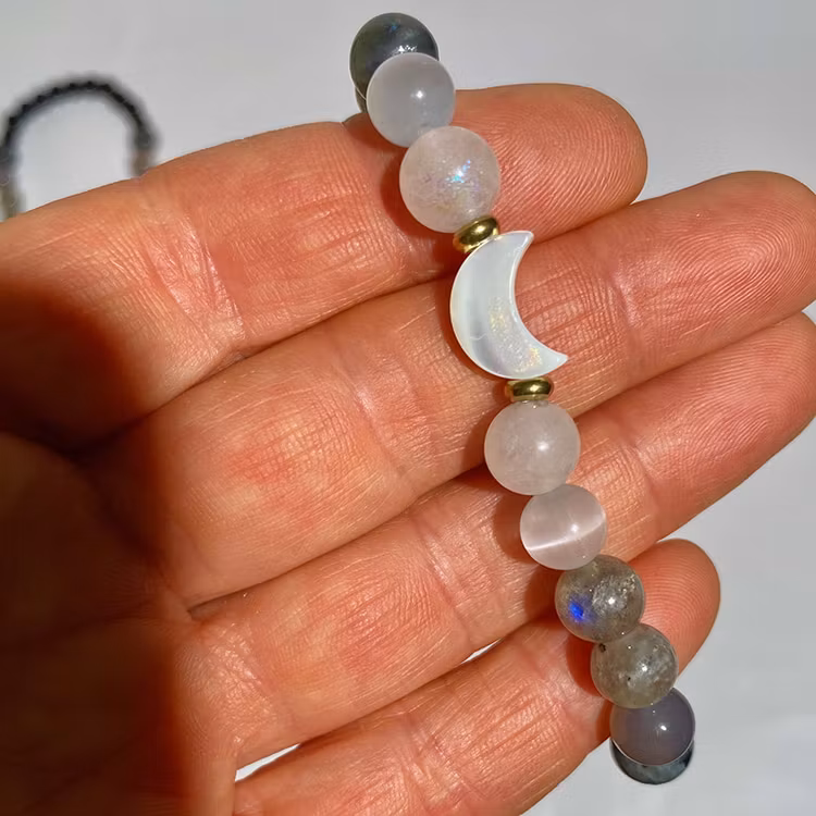 Månsten, Obsidian "Måne" Armband