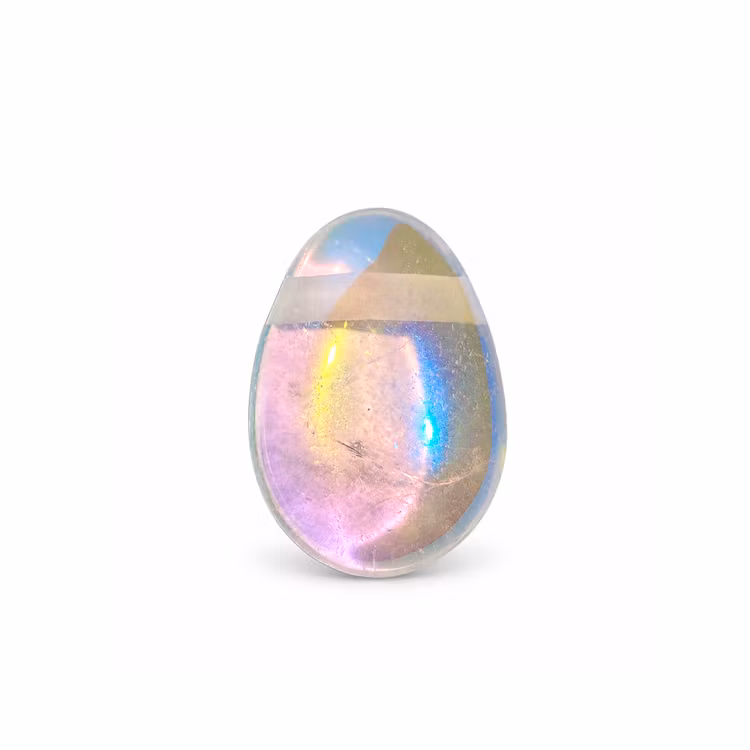 Kvarts Angel Aura Hängsmycke (Droppe)