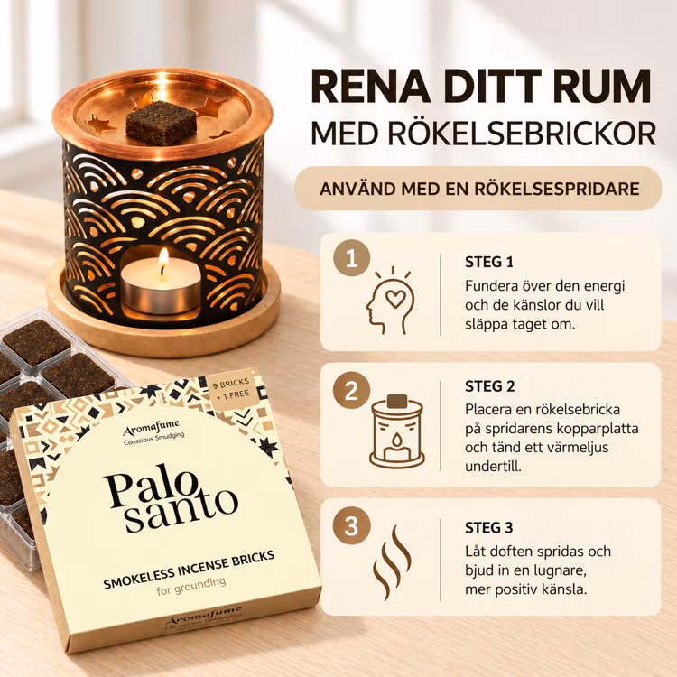 Rökelsebrickor Palo Santo 9st