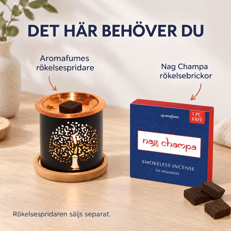 Rökelsebrickor Nag Champa 9st