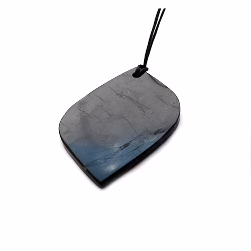 Shungit Hängsmycke BLAD