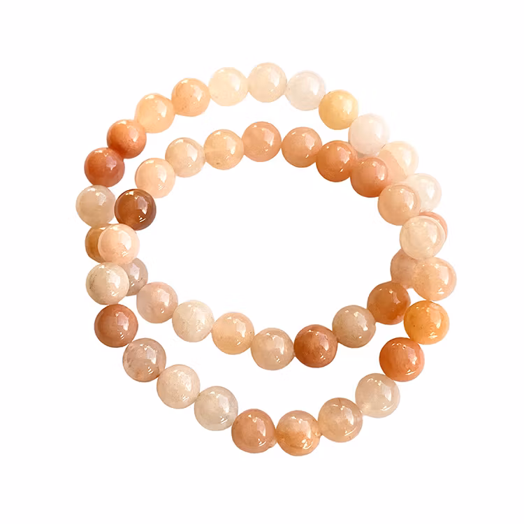 Aventurin Persiko 8mm pärlor Armband