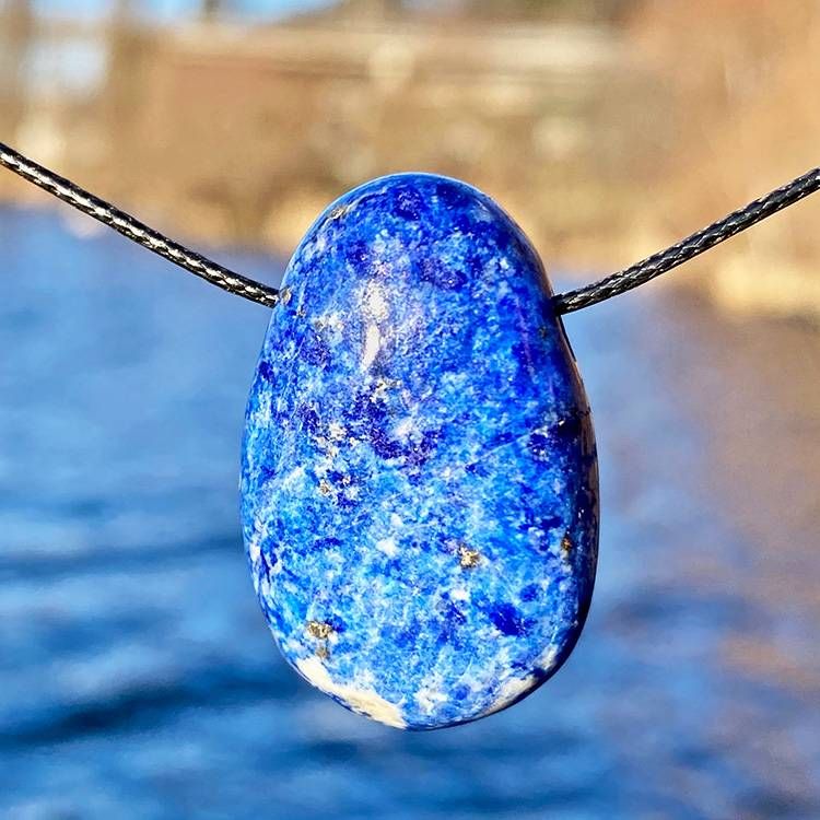 Lapis Lazuli AA Hängsmycke (Droppe)