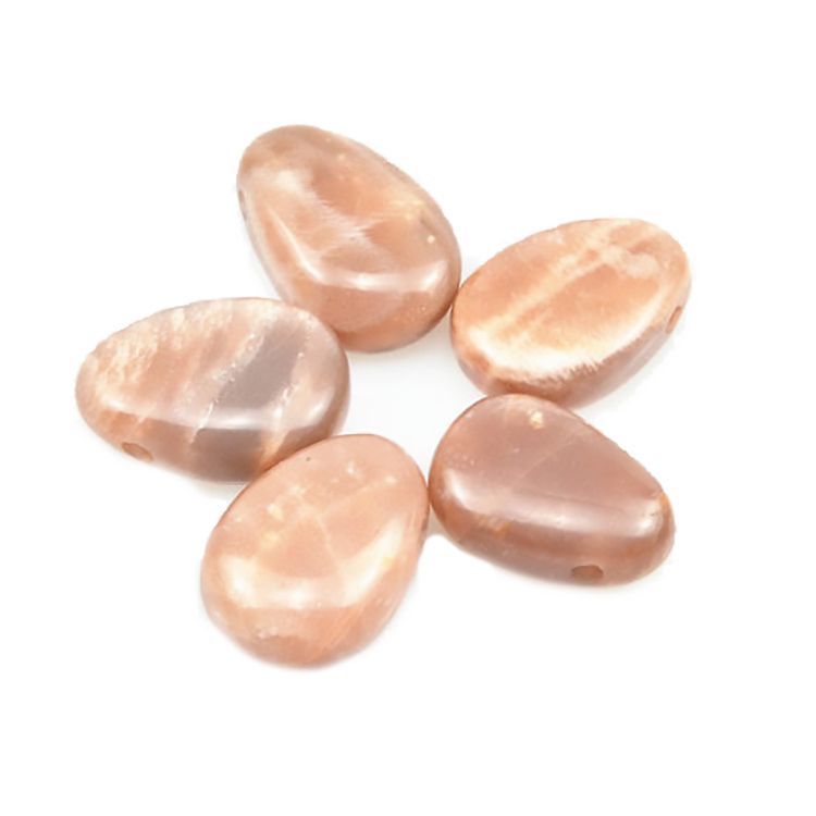 Månsten Rosa AA Hängsmycke (Droppe)