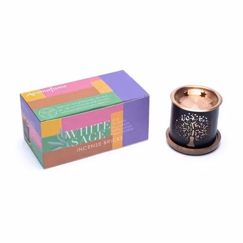 Rökelselampa Startkit, 6 sorters rökelsebrickor (AromaFume)