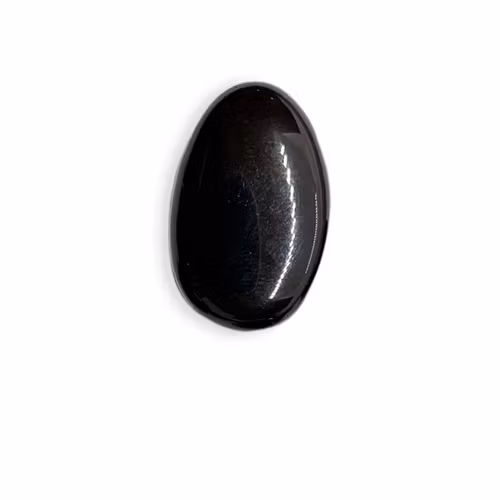 Obsidian Svart Hängsmycke (Droppe)
