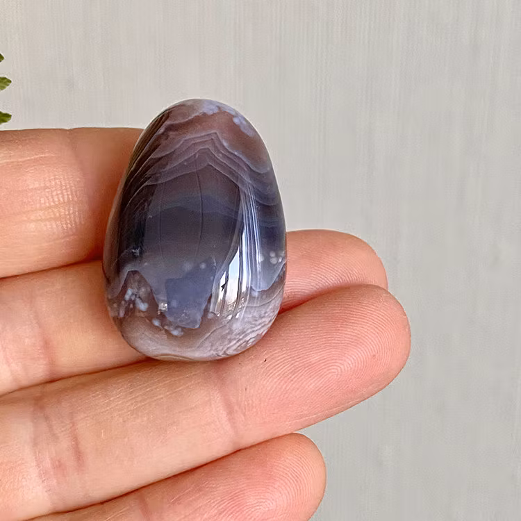 Agat Botswana Hängsmycke (Droppe)