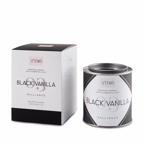 Doftljus BLACK VANILLA 200gr