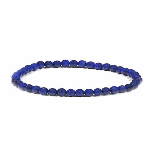 Lapis Lazuli 4mm pärlor Armband
