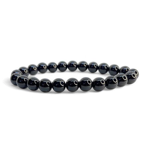 Onyx Svart 8mm pärlor Armband