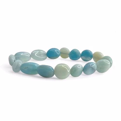 Amasonit 8-16mm pärlor Armband