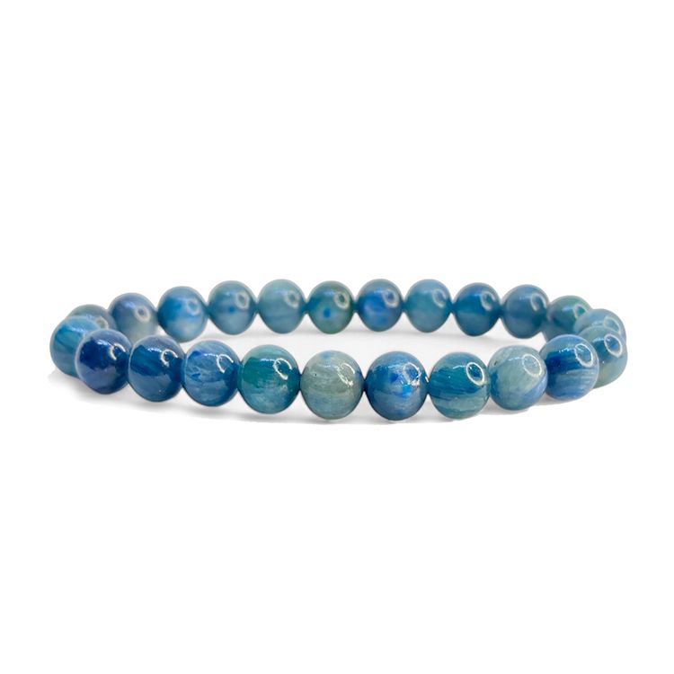 Kyanit 8mm pärlor Armband