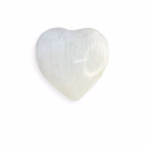 Selenit Hjärta 8cm