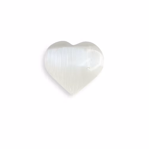 Selenit Hjärta 4cm