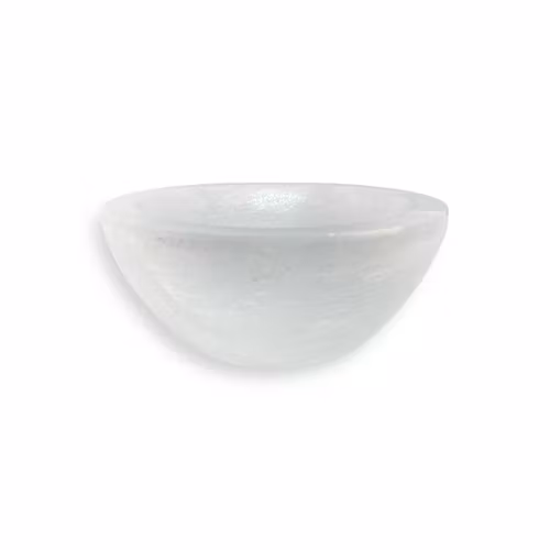Selenit Skål 8cm (Rund)
