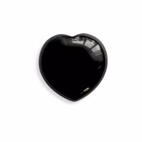 Obsidian Svart Hjärta 4cm