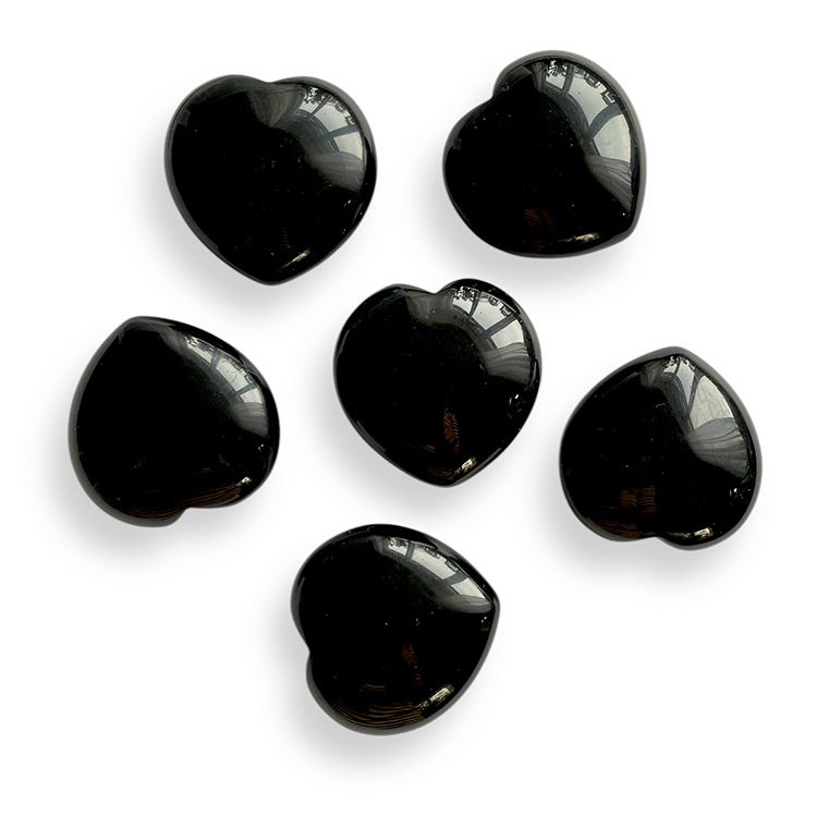 Obsidian Svart Hjärta 4cm