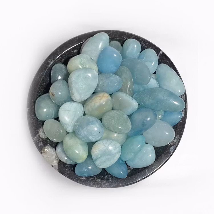 Akvamarin Trumlade stenar 100gr