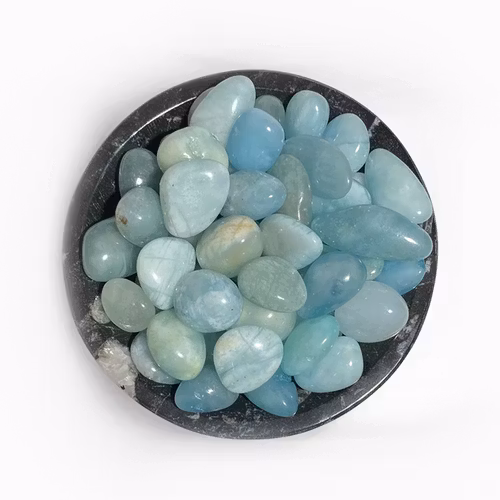 Akvamarin Trumlade stenar 100gr