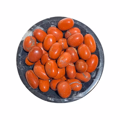 Jaspis Röd Trumlade stenar 100gr