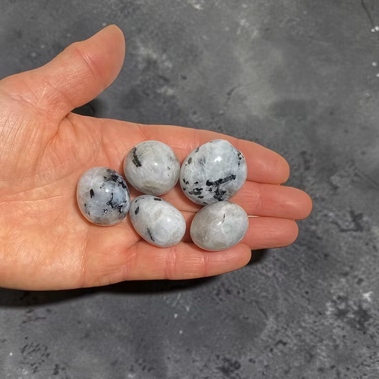 Månsten Regnbågs Trumlade stenar 100gr