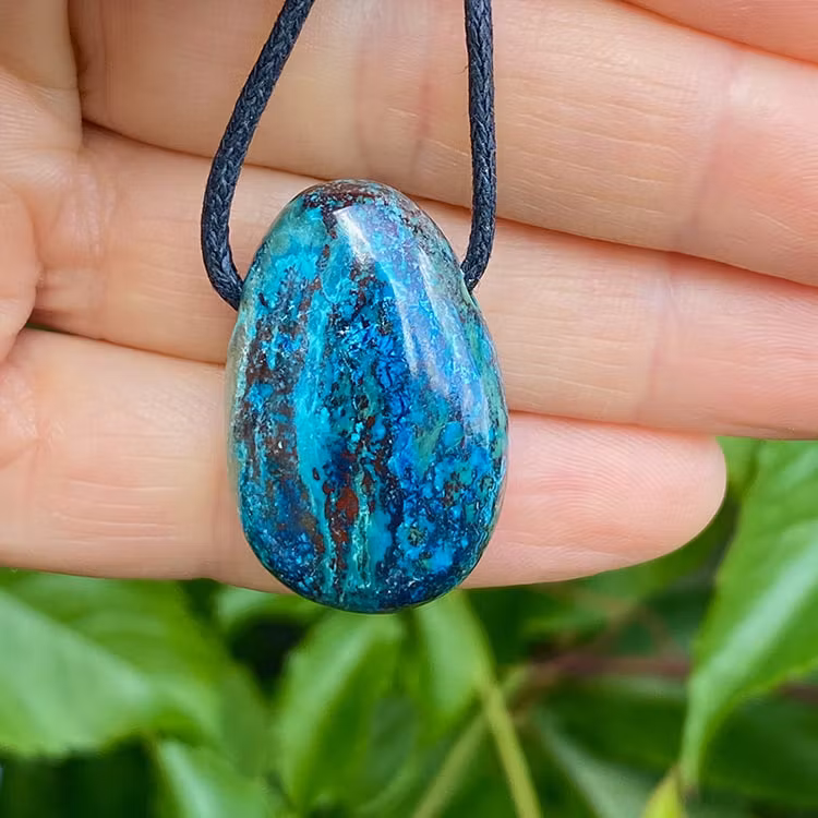 Krysokolla Hängsmycke (Droppe)